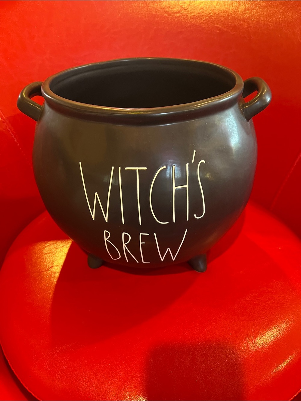 Rae Dunn Witch's Brew Ceramic Cauldron